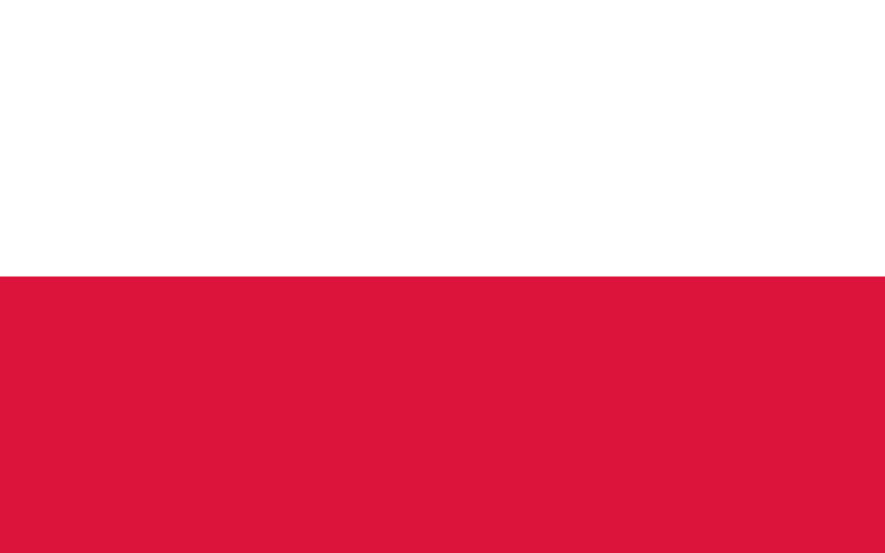 Poland Flag Sticker Decal / Republic of Poland / Rzeczpospolita Polska / Warsaw / Polish