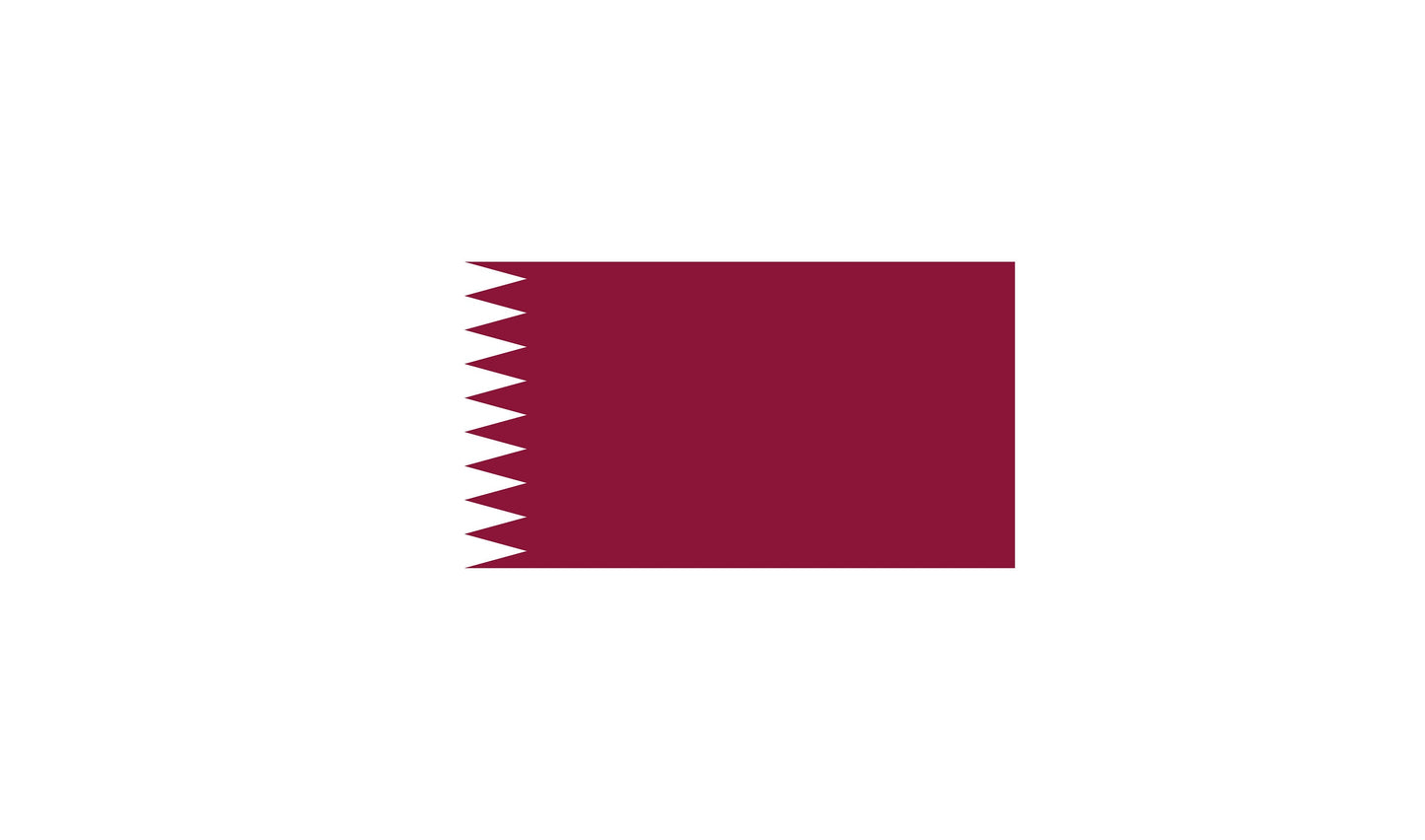 Qatar Flag Sticker Decal