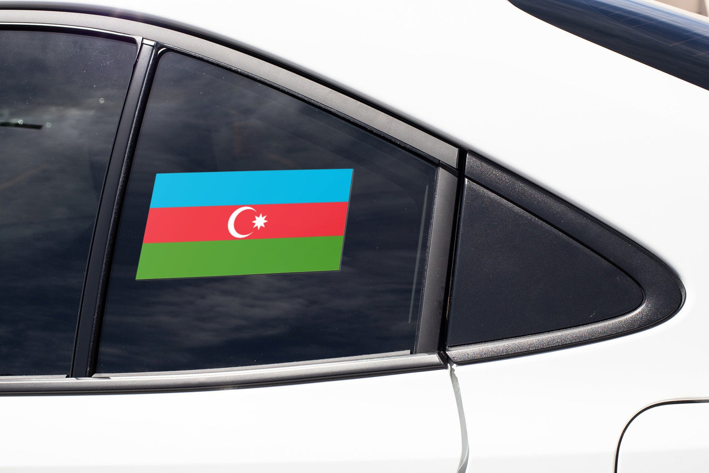 Azerbaijan Flag Sticker Decal