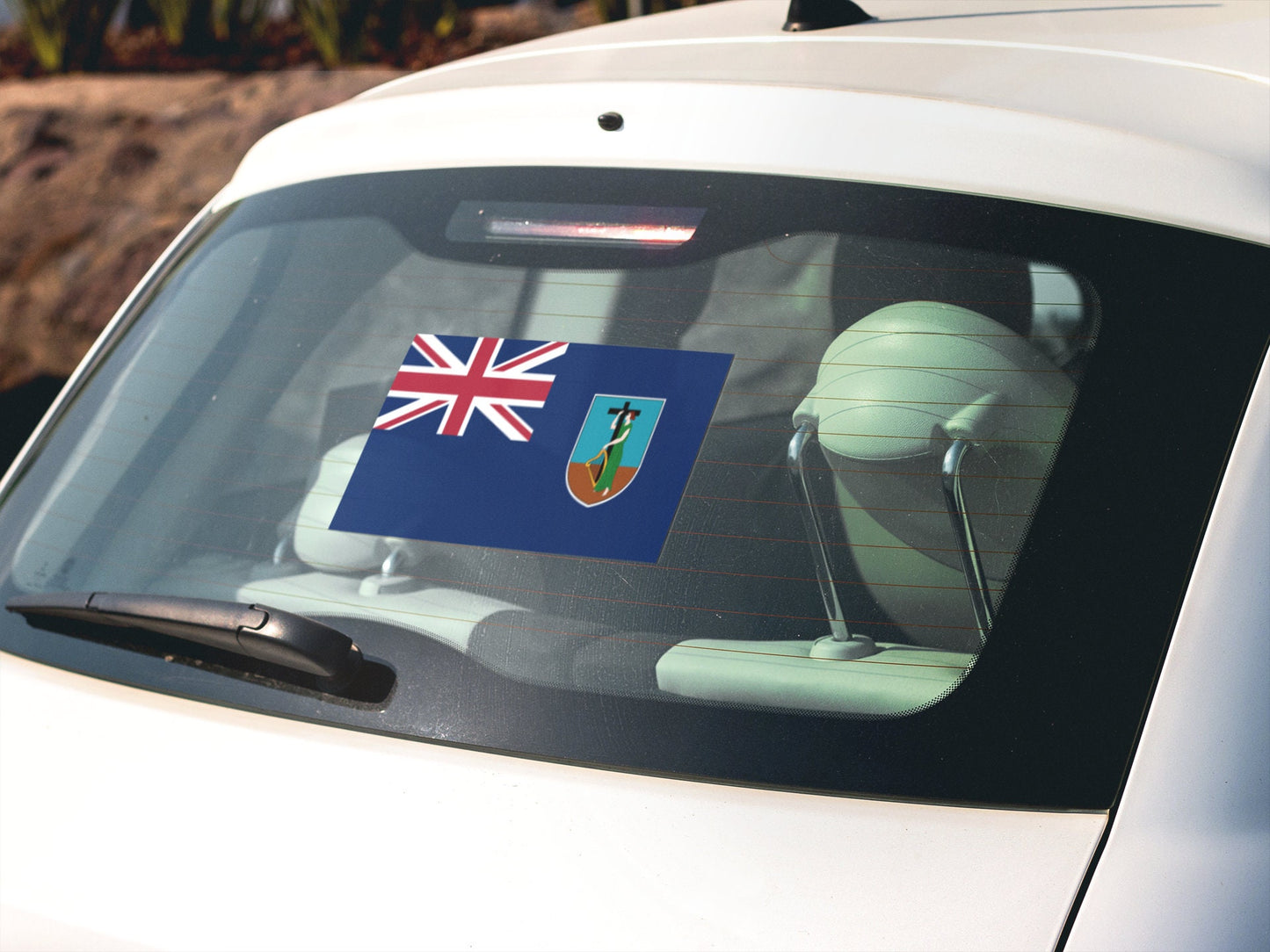 Montserrat Flag Sticker Decal