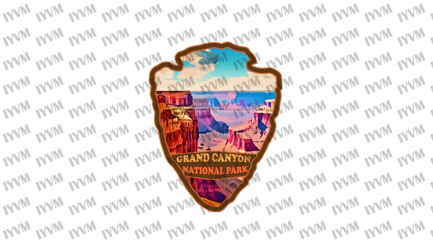 Grand Canyon National Park Sticker Decal - US National Parks Series