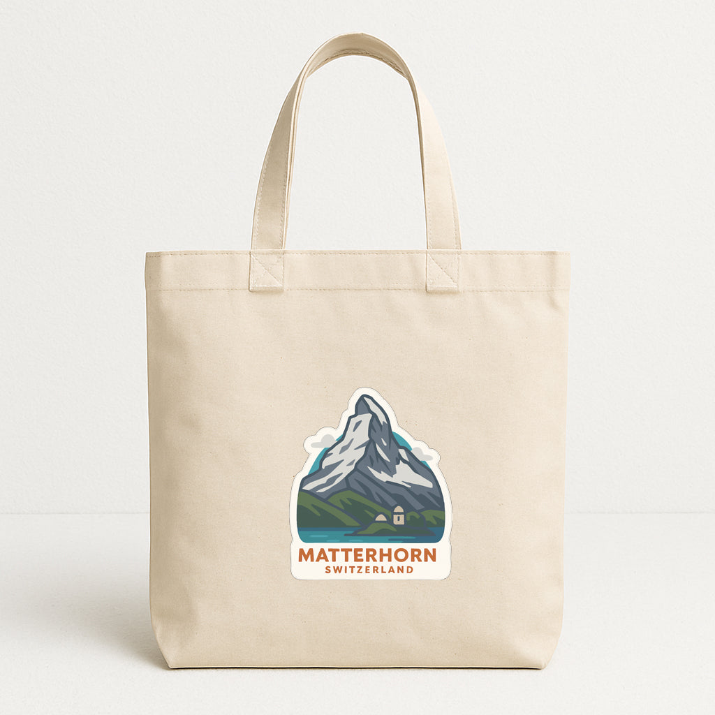 Matterhorn Switzerland Iron On Heat Transfer Vinyl HTV Die-Cut Symbolic Landmark