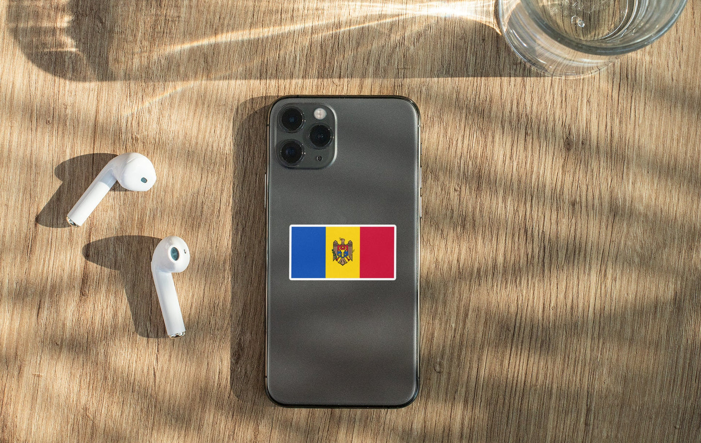 Moldova Flag Sticker Decal / Republic of Moldova / Republica Moldova / Chișinău / Moldovan
