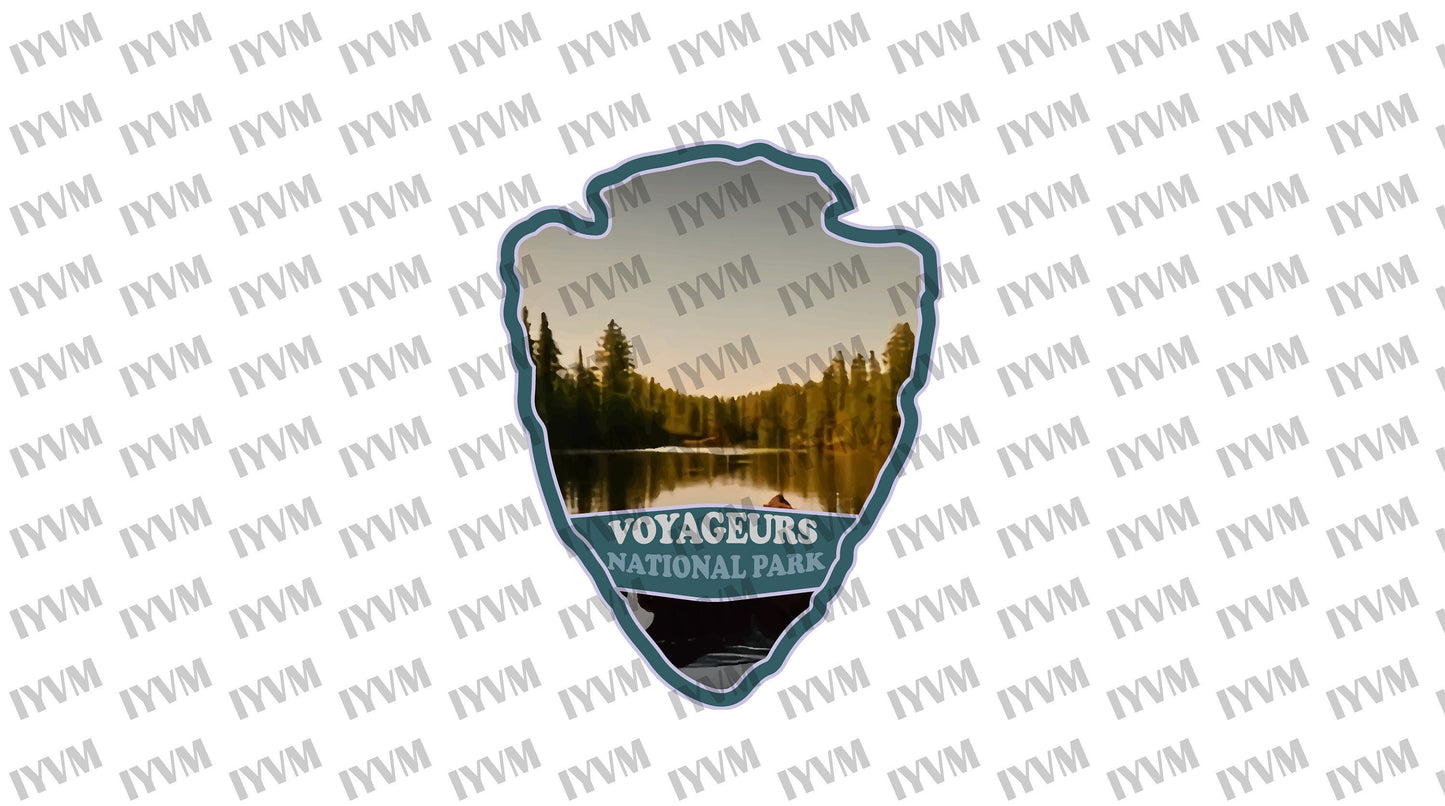 Voyageurs National Park Sticker Decal - US National Parks Series