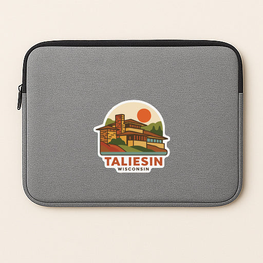 Taliesin Wisconsin Iron On Heat Transfer Vinyl HTV Die-Cut Symbolic Landmark