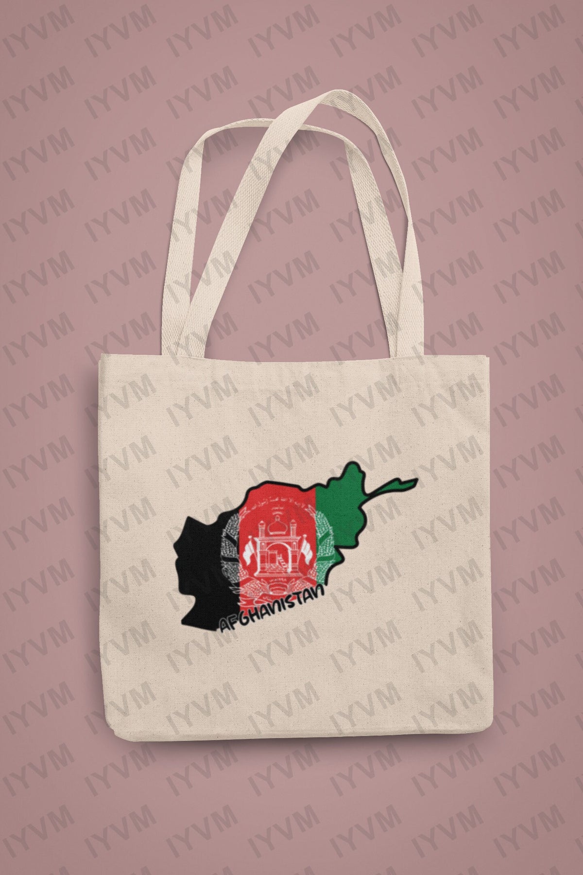 Afghanistan Map Iron On Heat Transfer Vinyl HTV / Kabul / Heart of Asia