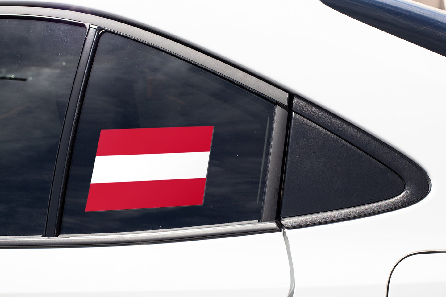 Austria Flag Sticker Decal / Vienna / Republic of Austria