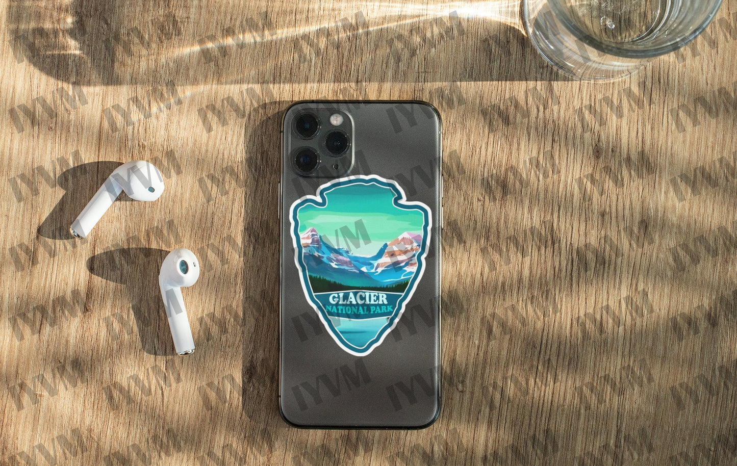Glacier National Park Sticker Decal - US National Parks Series