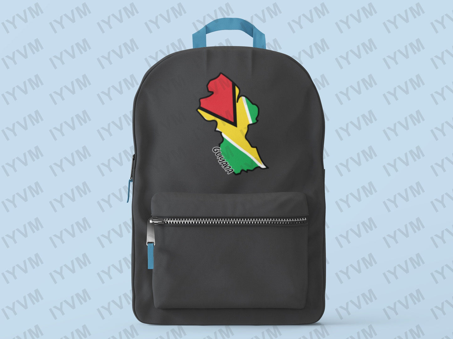 Guyana Map Iron On Heat Transfer Vinyl HTV / Co‑operative Republic of Guyana / One People, One Nation, One Destiny / Georgetown / Guyanese