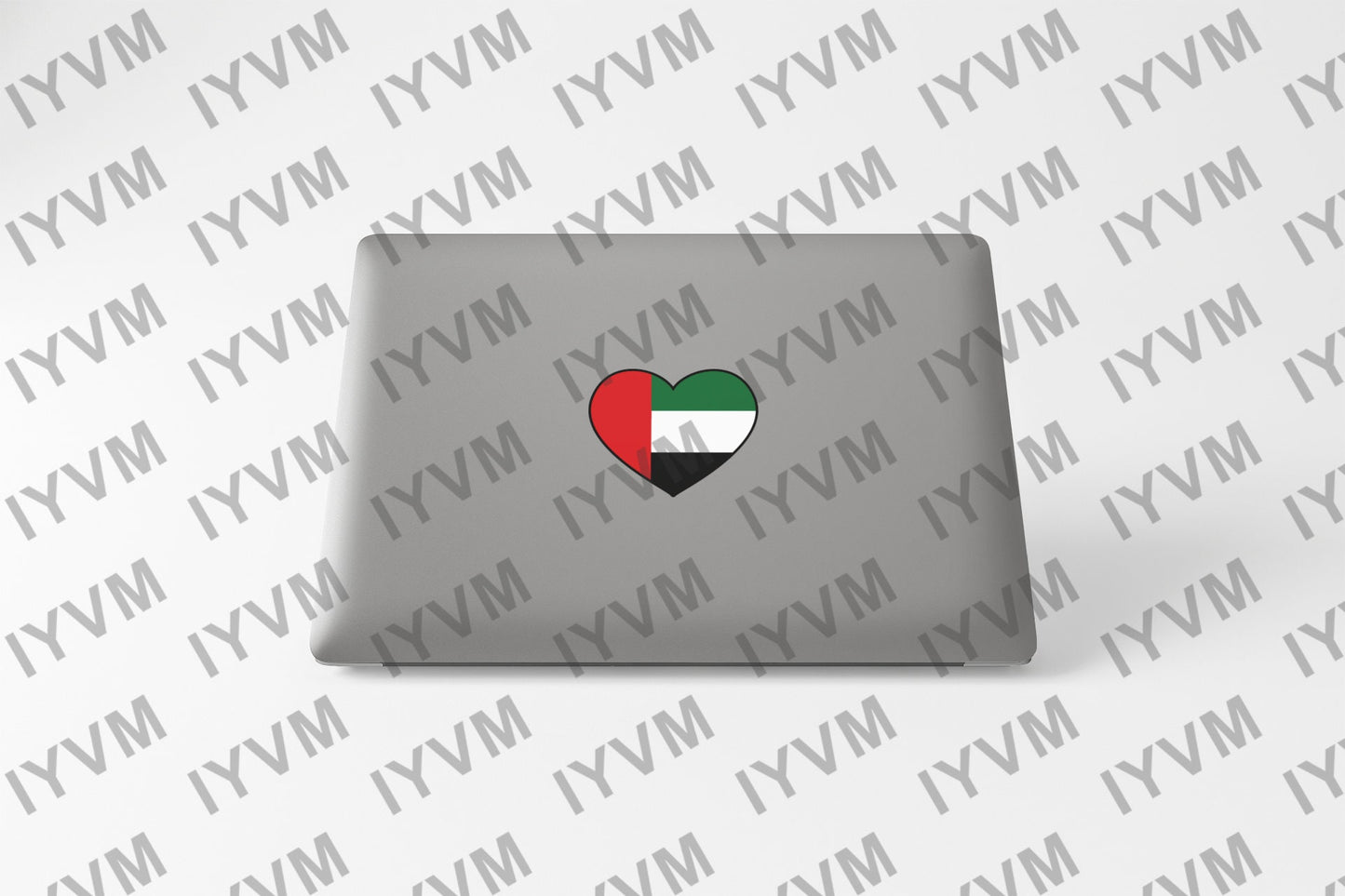 United Arab Emirates Flag Heart Sticker Decal / UAE / Abu Dhabi / Dubai / Emirati