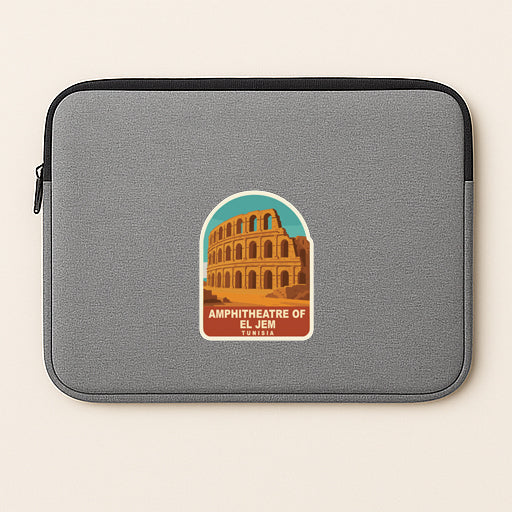 Amphitheatre of El Jem Tunisia Iron On Heat Transfer Vinyl HTV Die-Cut Symbolic