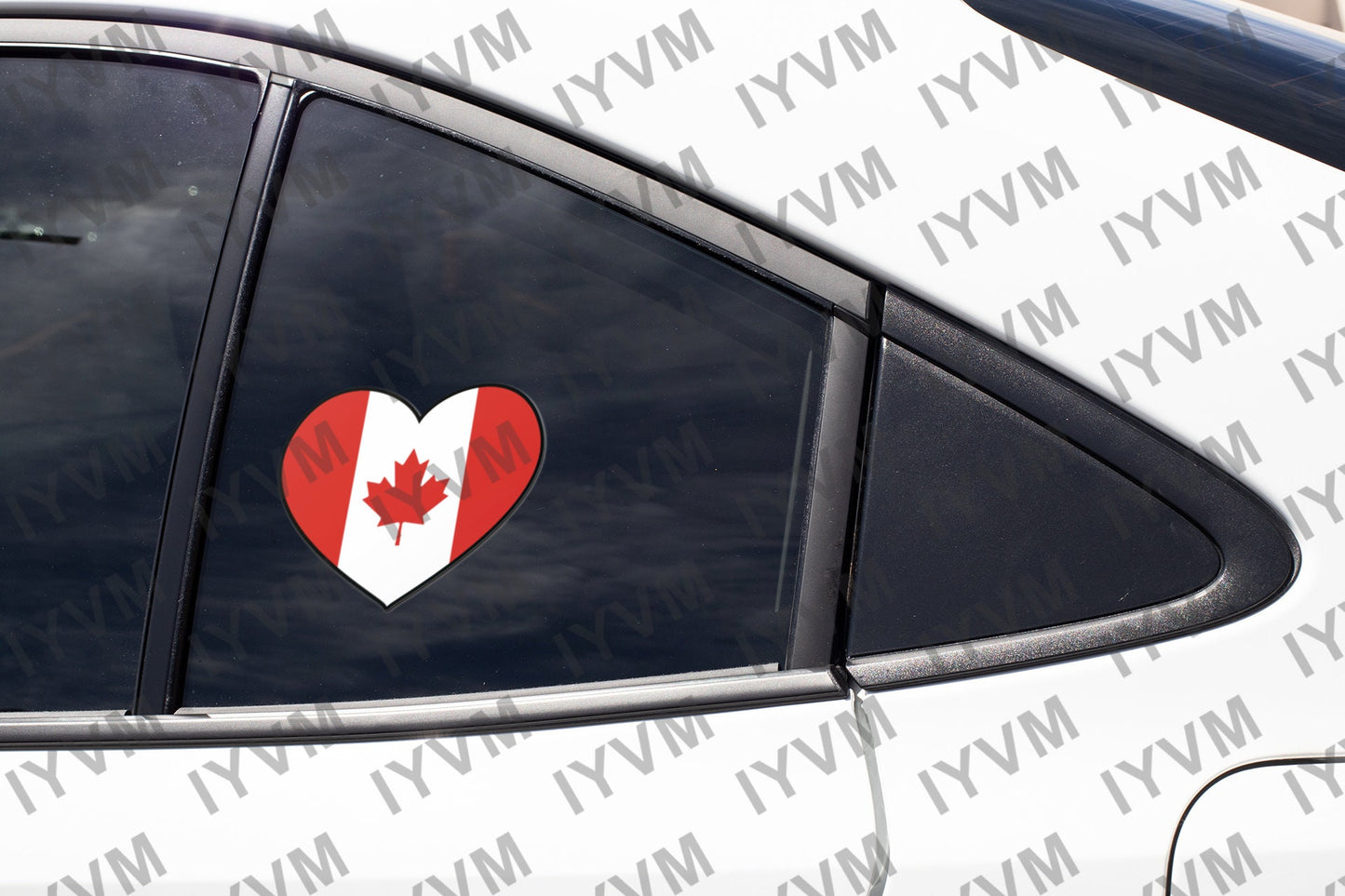 Canada Flag Sticker Decal / A mari usque ad mare / Ottawa / Canadian / Heartle Leaf