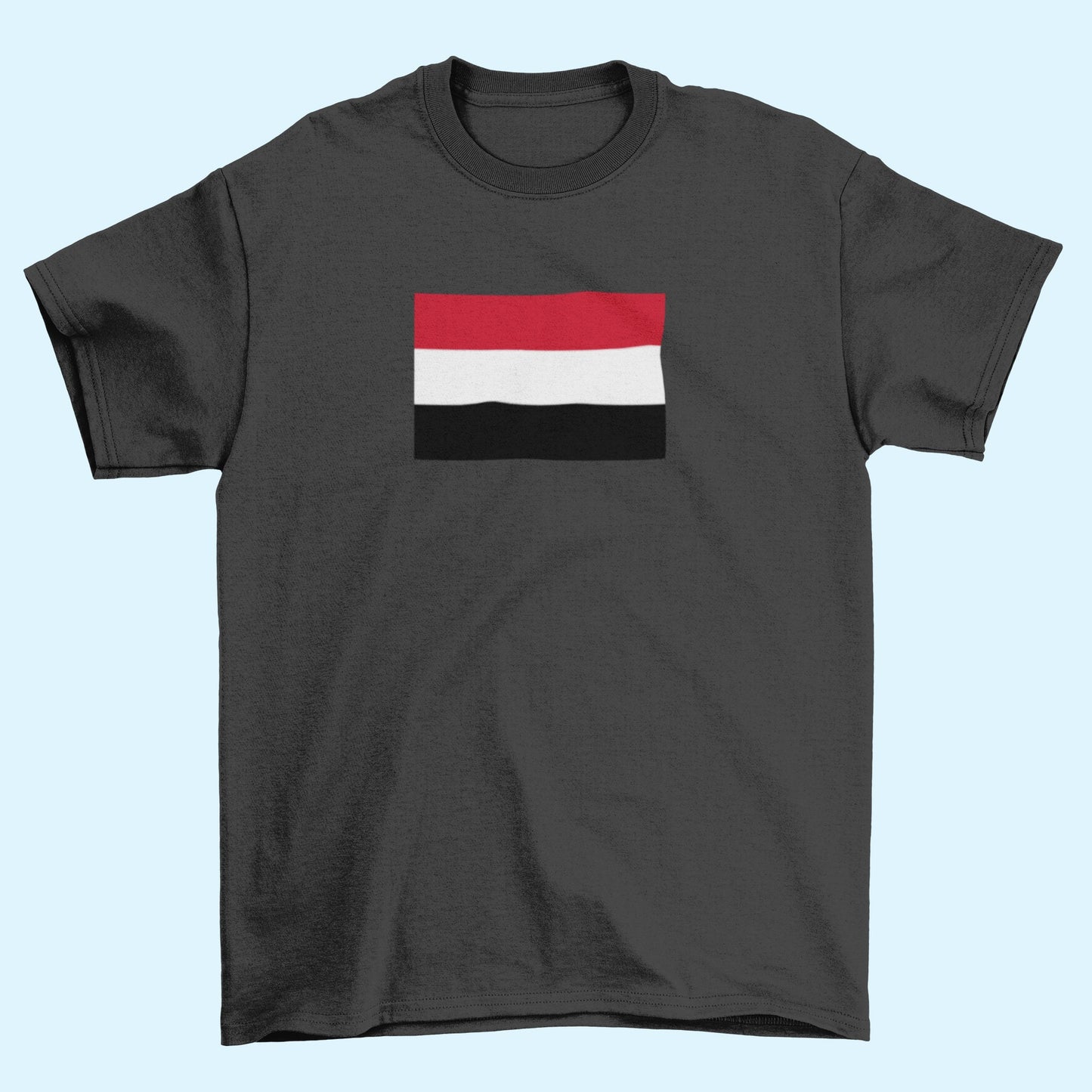 Yemen Flag Iron On Heat Transfer Vinyl HTV / Republic of Yemen / Sanaa / Yemeni Yemenite