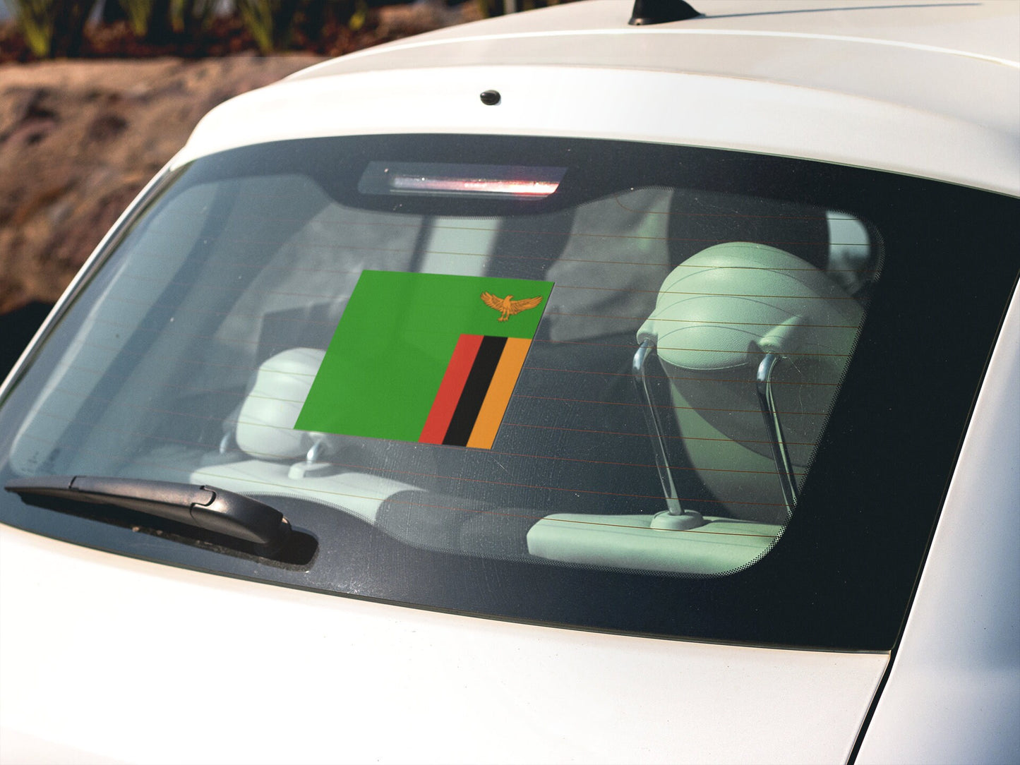 Zambia Flag Sticker Decal