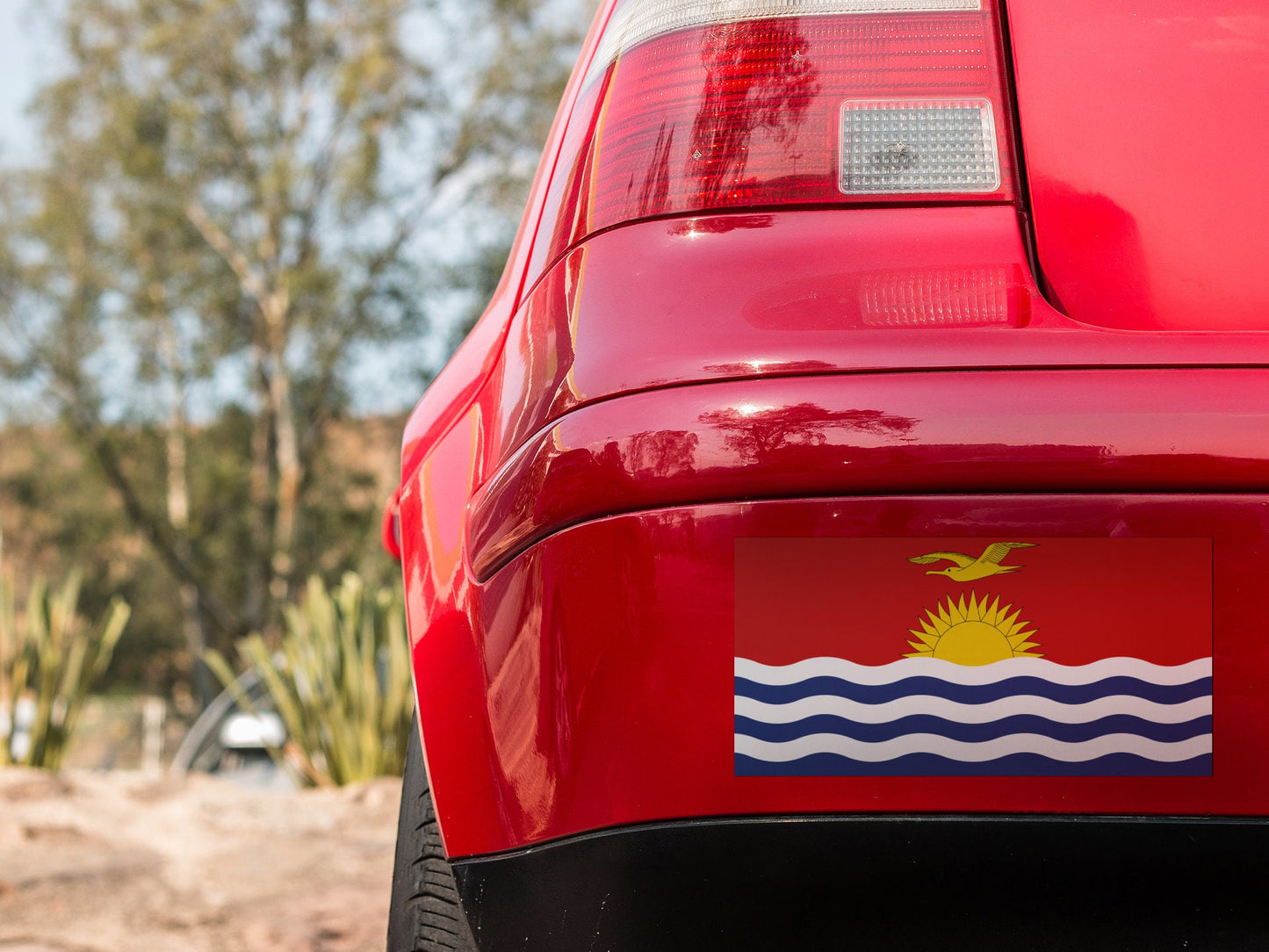 Kiribati Flag Sticker Decal