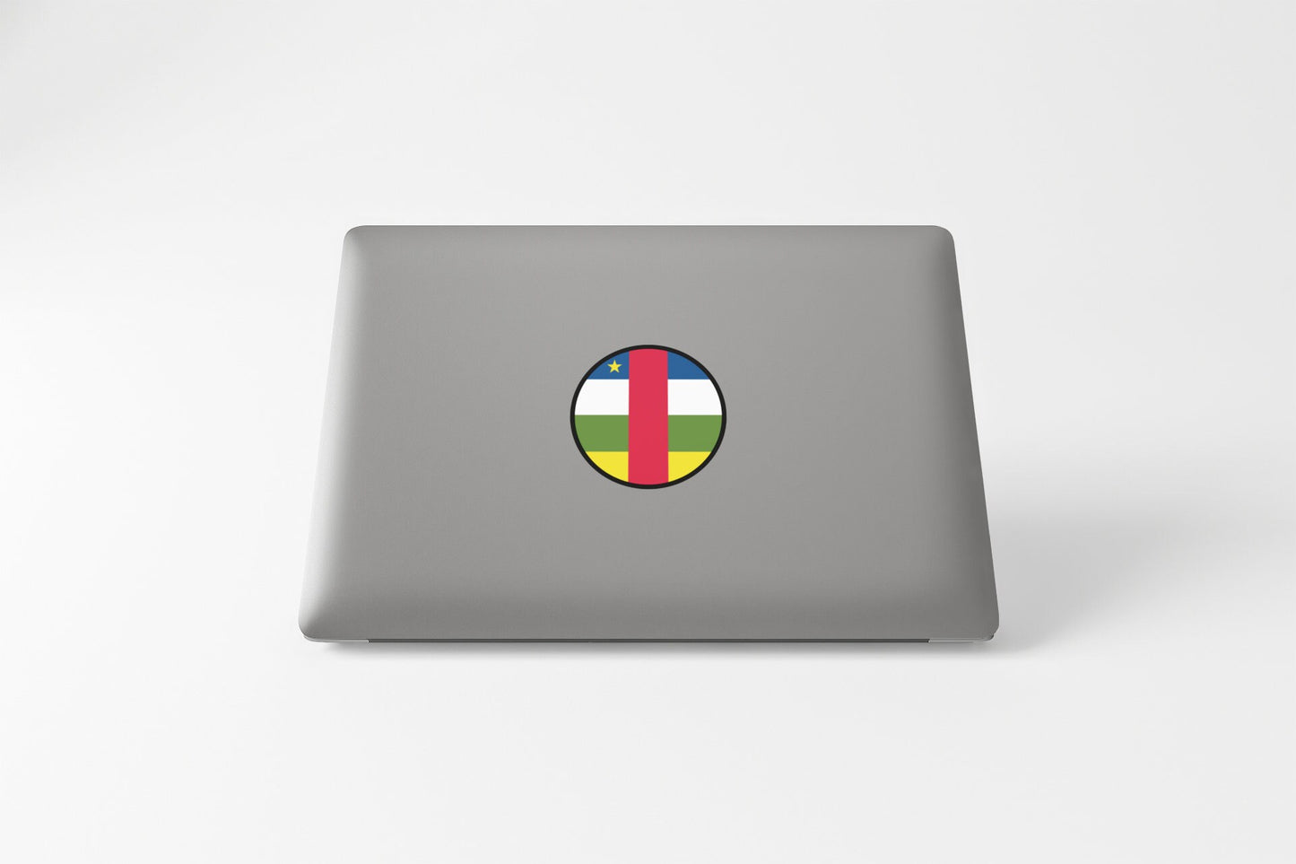 Central African Republic Flag Circle Sticker Decal