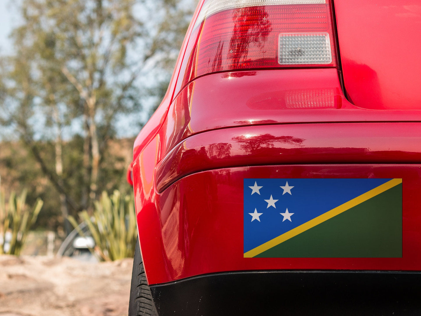 Solomon Islands Flag Sticker Decal