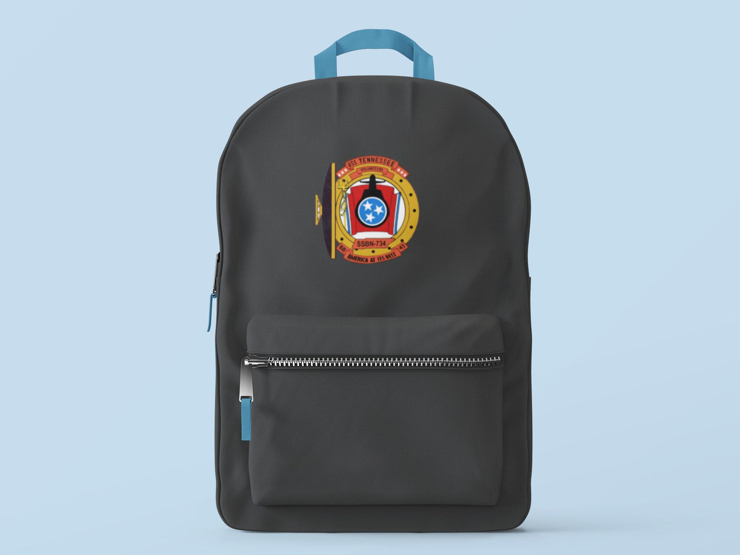 USS Tennessee SSBN-734 Badge Iron On Heat Transfer Vinyl HTV Ohio Class Ballistic missile submarine