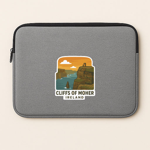 Cliffs of Moher Ireland Iron On Heat Transfer Vinyl HTV Die-Cut Symbolic