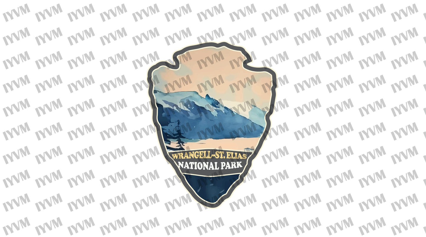 Wrangell–St. Elias National Park Sticker Decal - US National Parks Series