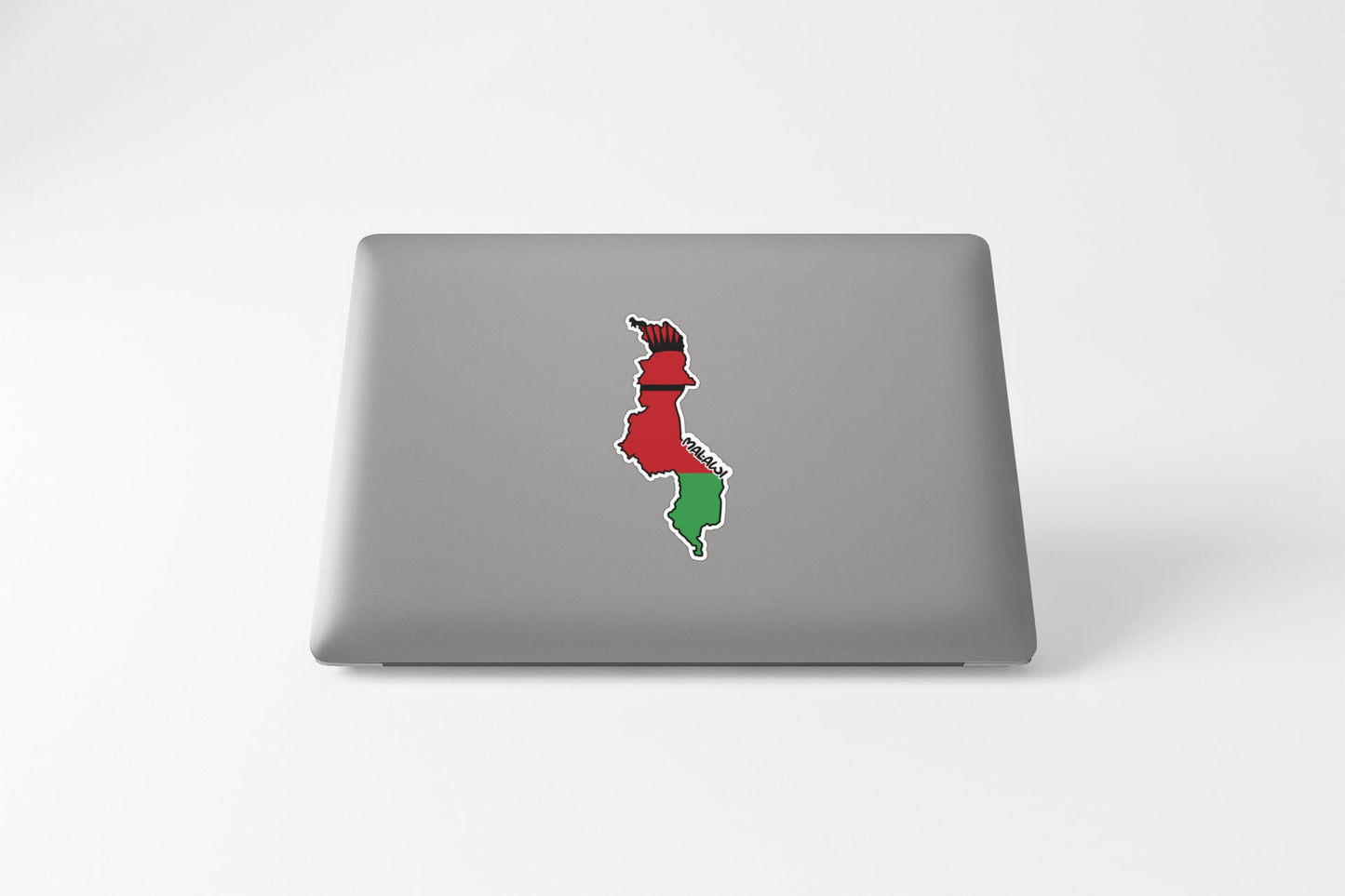 Malawi Map Flag Sticker Decal