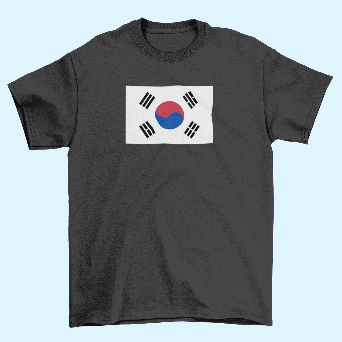 South Korea Flag Iron On Heat Transfer Vinyl HTV / Republic of Korea / Seoul / Korean