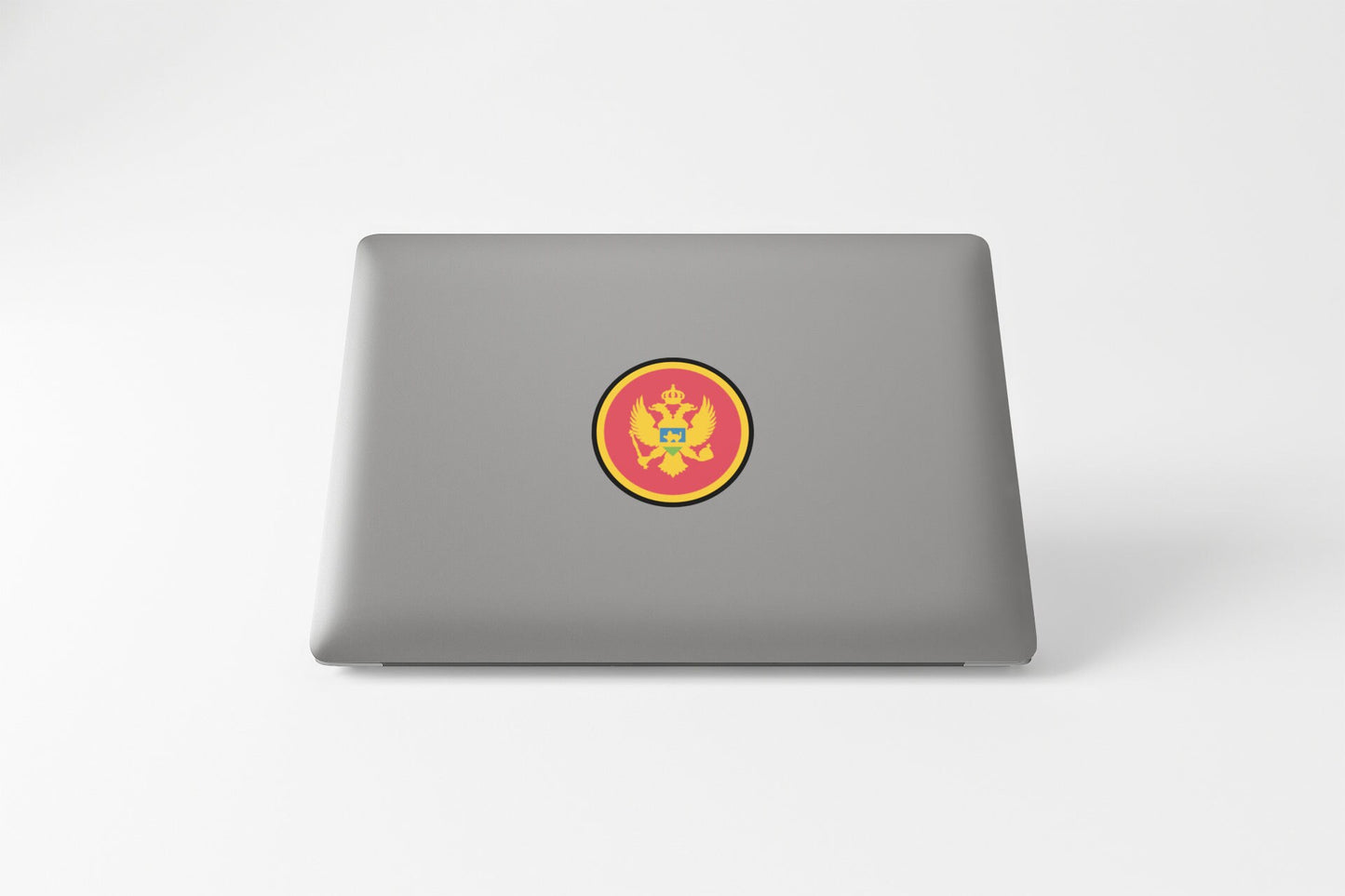 Montenegro Flag Circle Sticker Decal