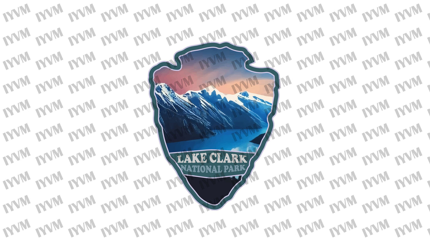 Lake Clark National Park Sticker Decal - US National Parks Series