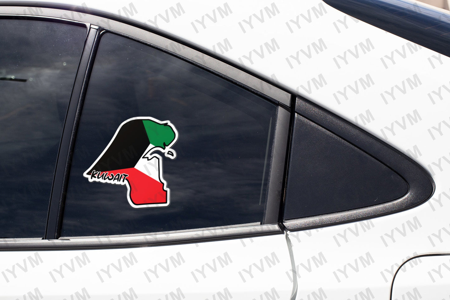 Kuwait Map Flag Sticker Decal / State of Kuwait / Kuwait City / Kuwaiti