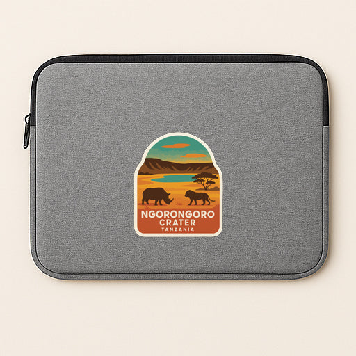 Ngorongoro Crater Tanzania Iron On Heat Transfer Vinyl HTV Die-Cut Symbolic