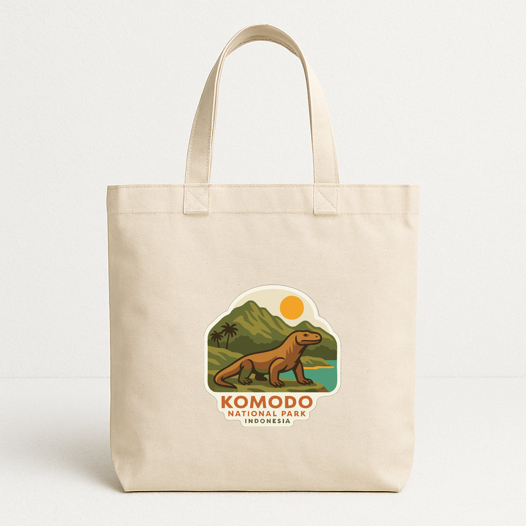 Komodo National Park Indonesia Iron On Heat Transfer Vinyl HTV Die-Cut Symbolic