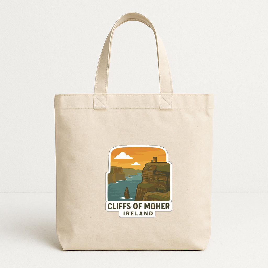 Cliffs of Moher Ireland Iron On Heat Transfer Vinyl HTV Die-Cut Symbolic
