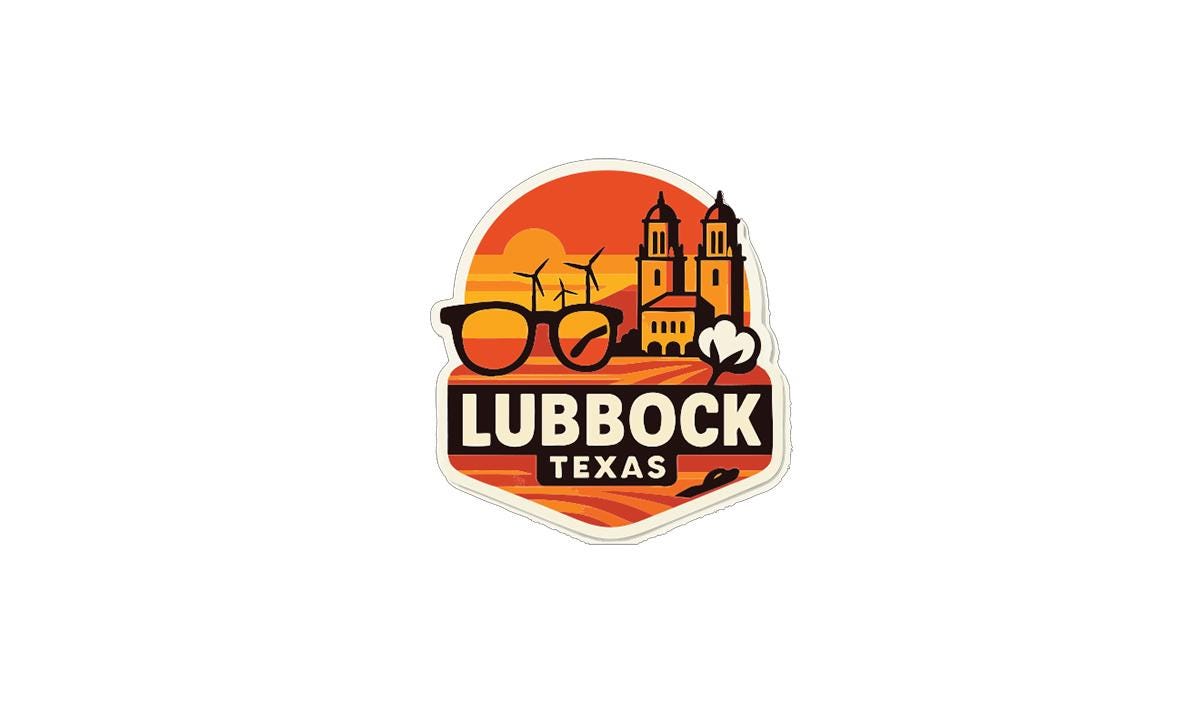a logo for Lubbock, Texas.