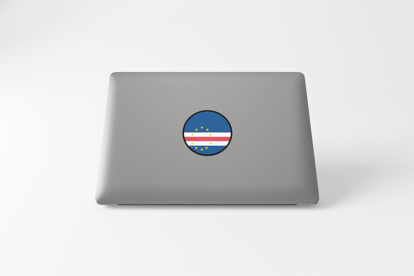 Cape Verde Flag Circle Sticker Decal