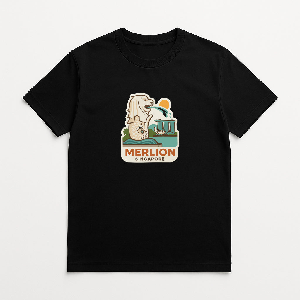 Merlion Singapore Iron On Heat Transfer Vinyl HTV Die-Cut Symbolic Landmark