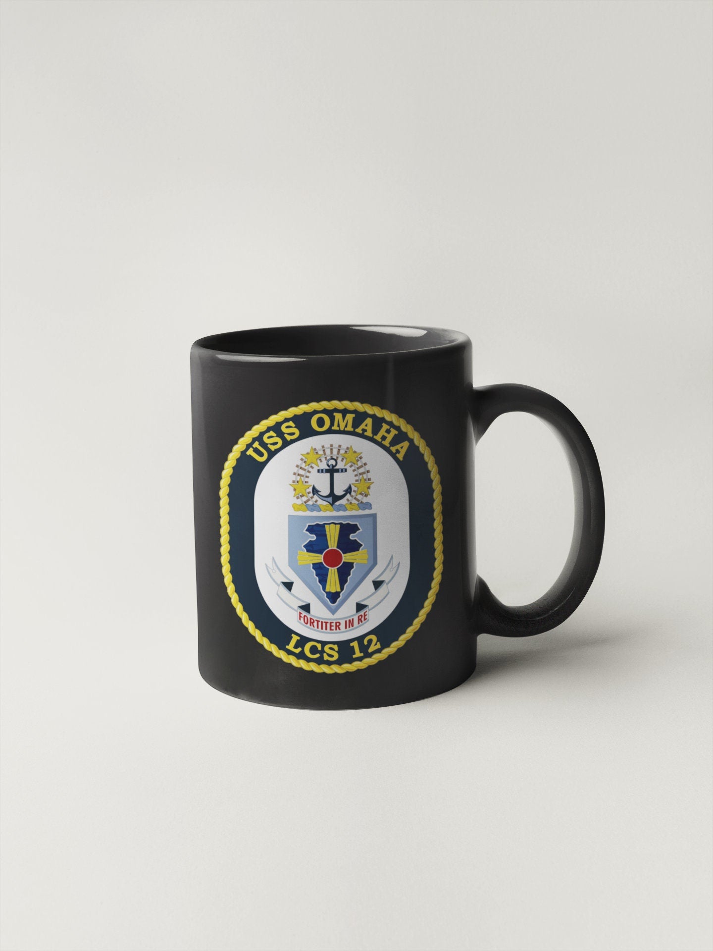 USS Omaha LCS-12 Badge Sticker Decal Independence Class Littoral combat ship Car Sticker Bumper Sticker for Car Emblem