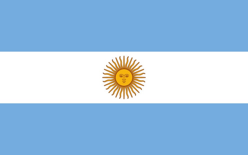 Argentina Flag Sticker Decal / Buenos Aires / En unión y libertad / Argentine Argentinian