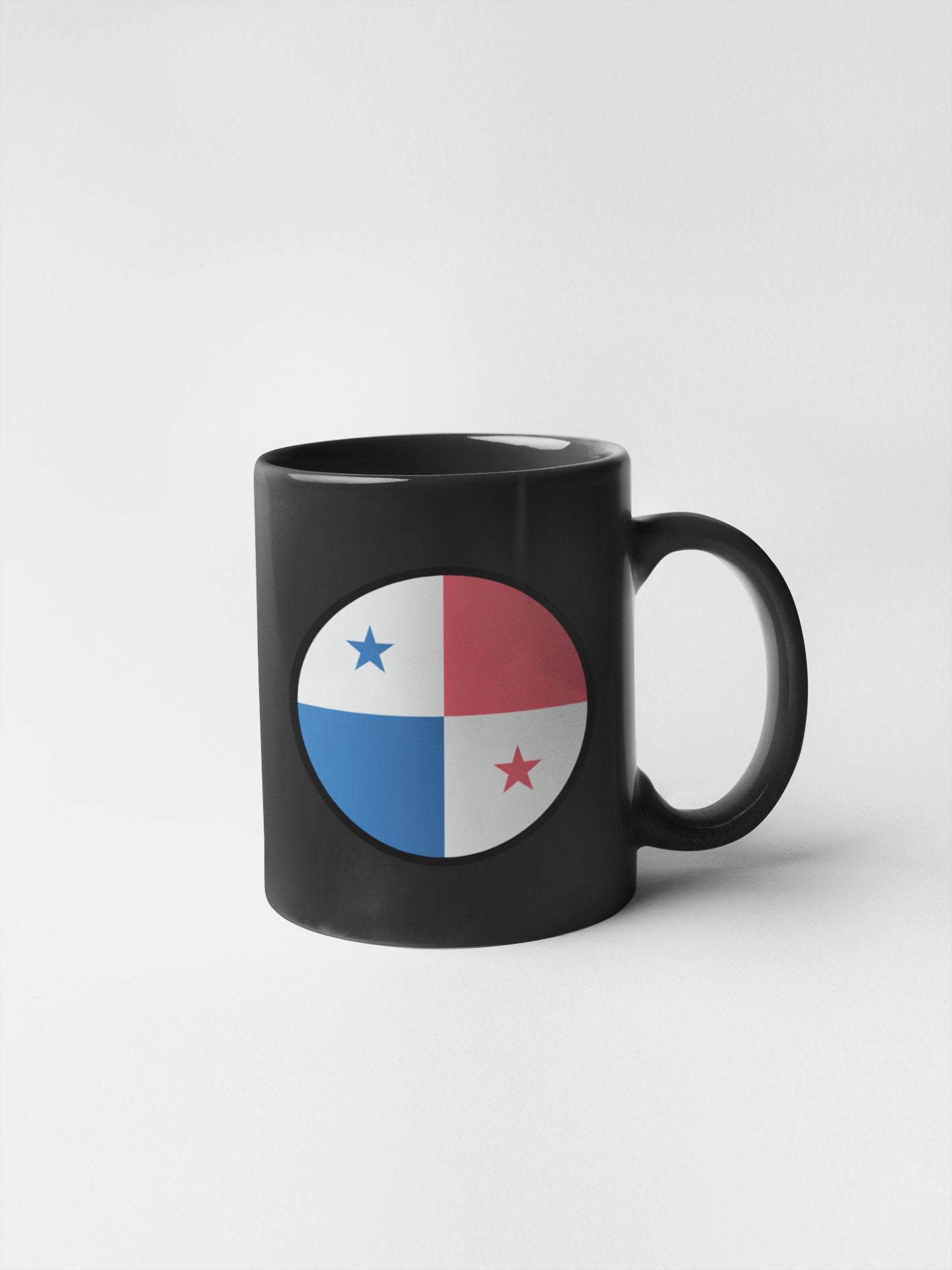 Panama Flag Circle Sticker Decal