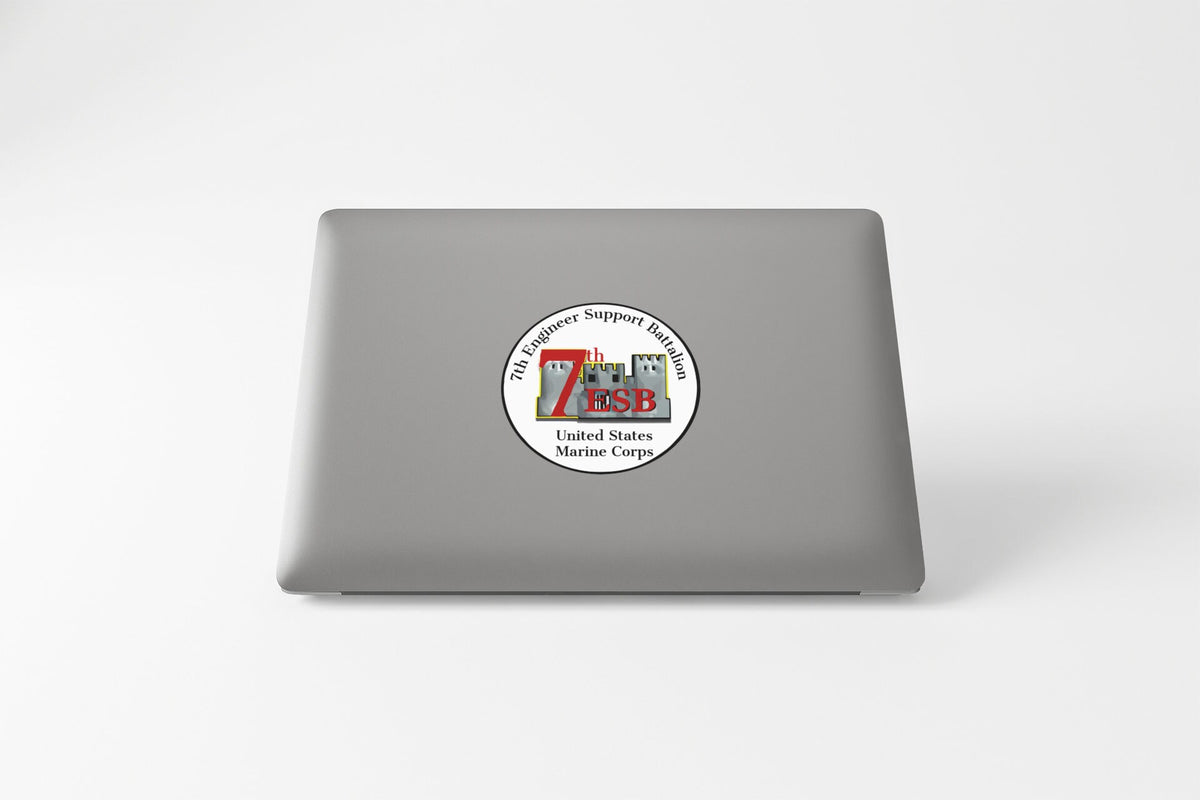 a laptop computer with a sticker on it