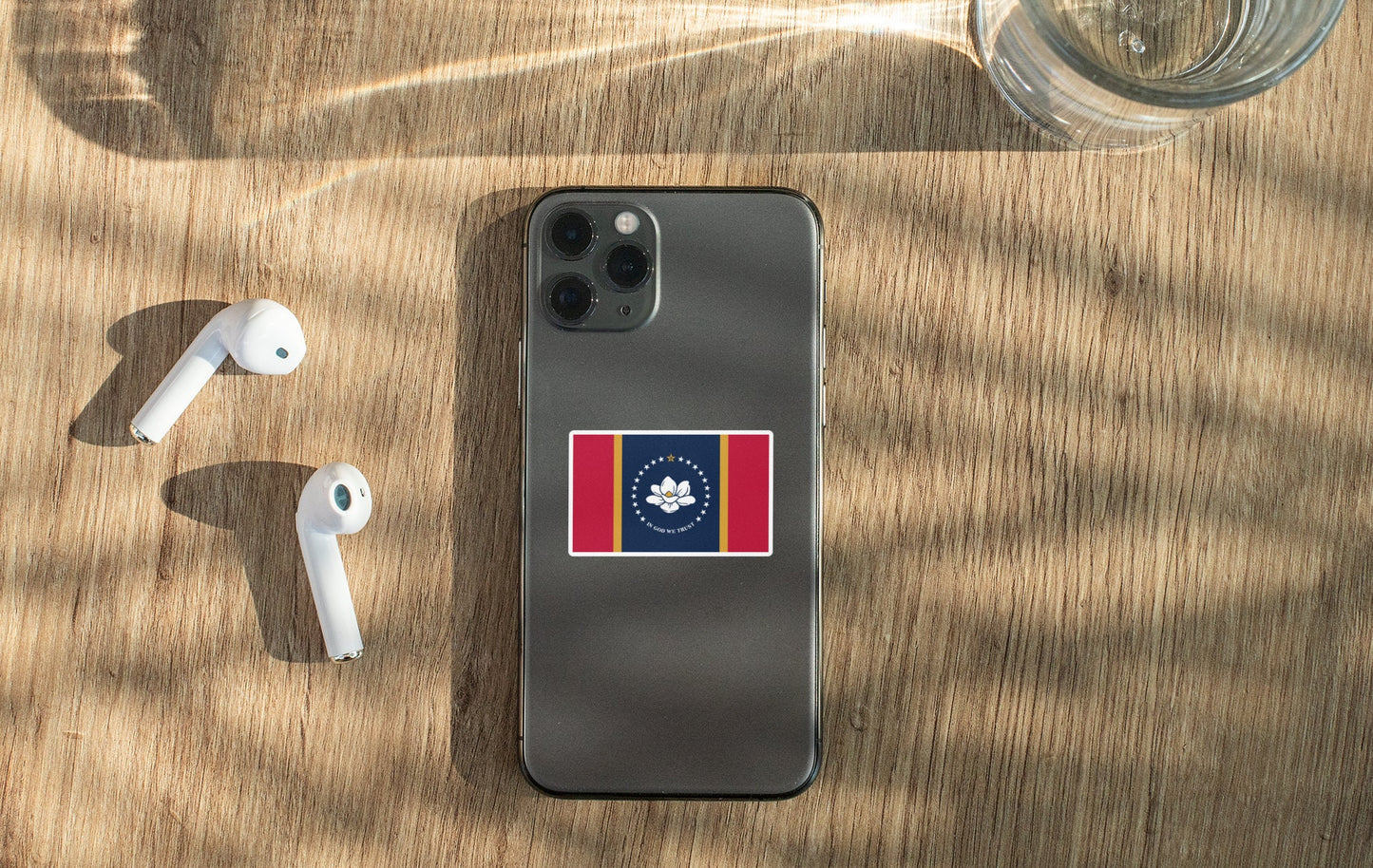 Mississippi State Flag Vinyl Sticker Decal - Magnolia State