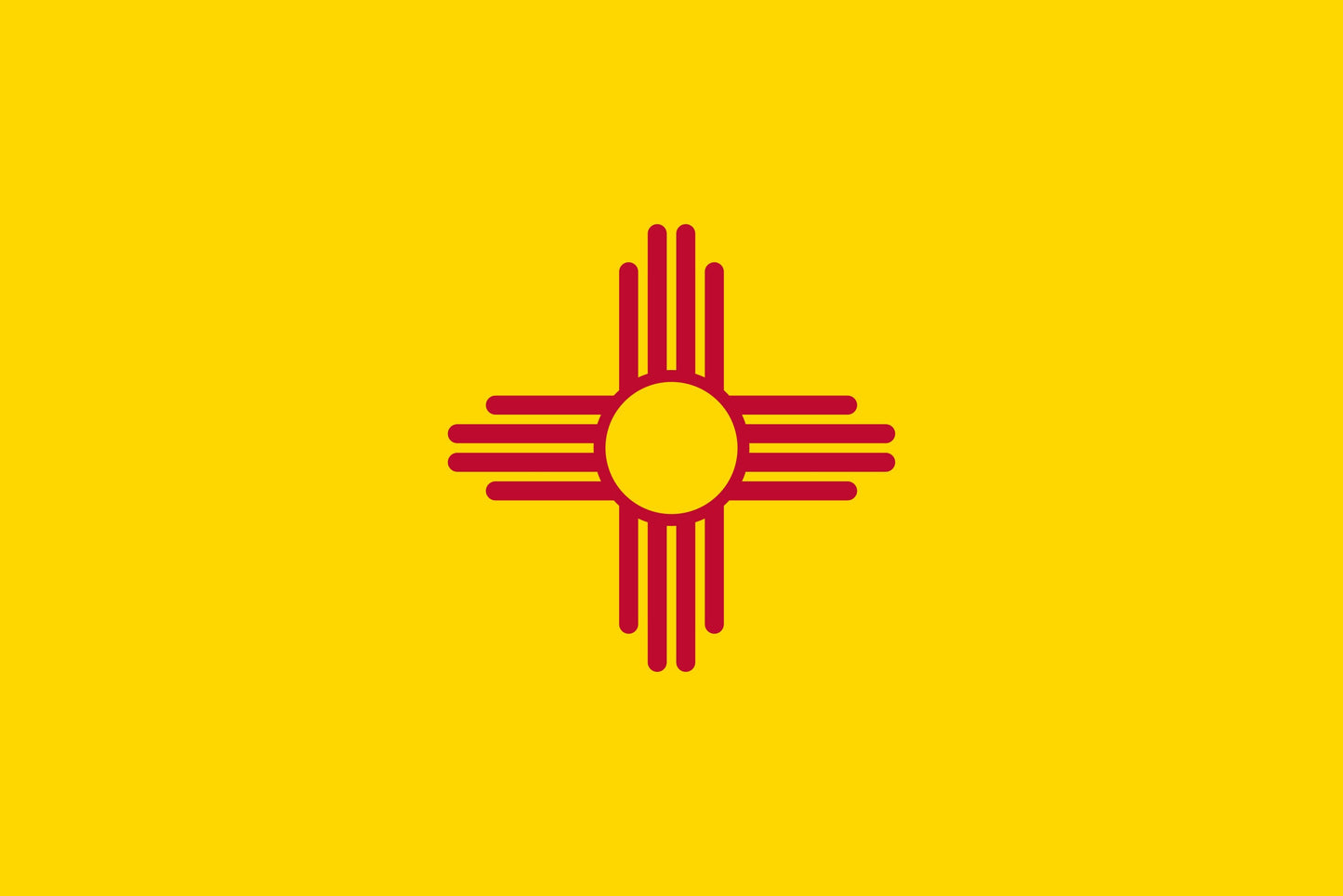 State of New Mexico Flag Iron On Heat Transfer Vinyl HTV  New Mexico State  Santa Fe  The Land of Enchantment  Land of Sunshine