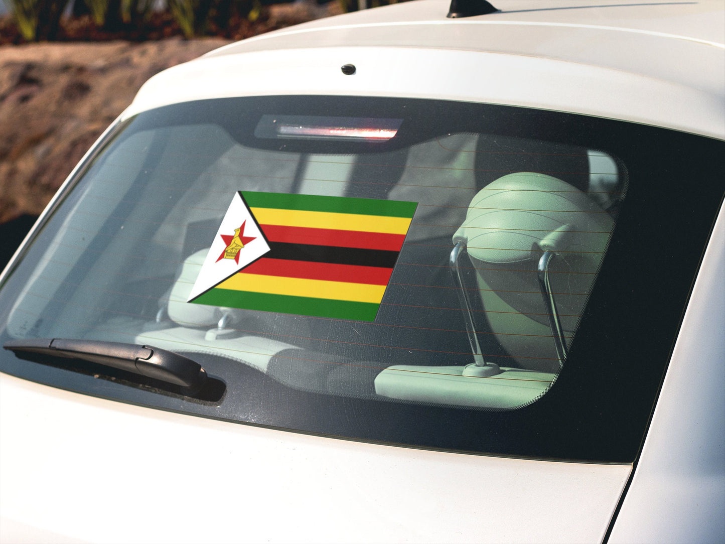 Zimbabwe Flag Sticker Decal