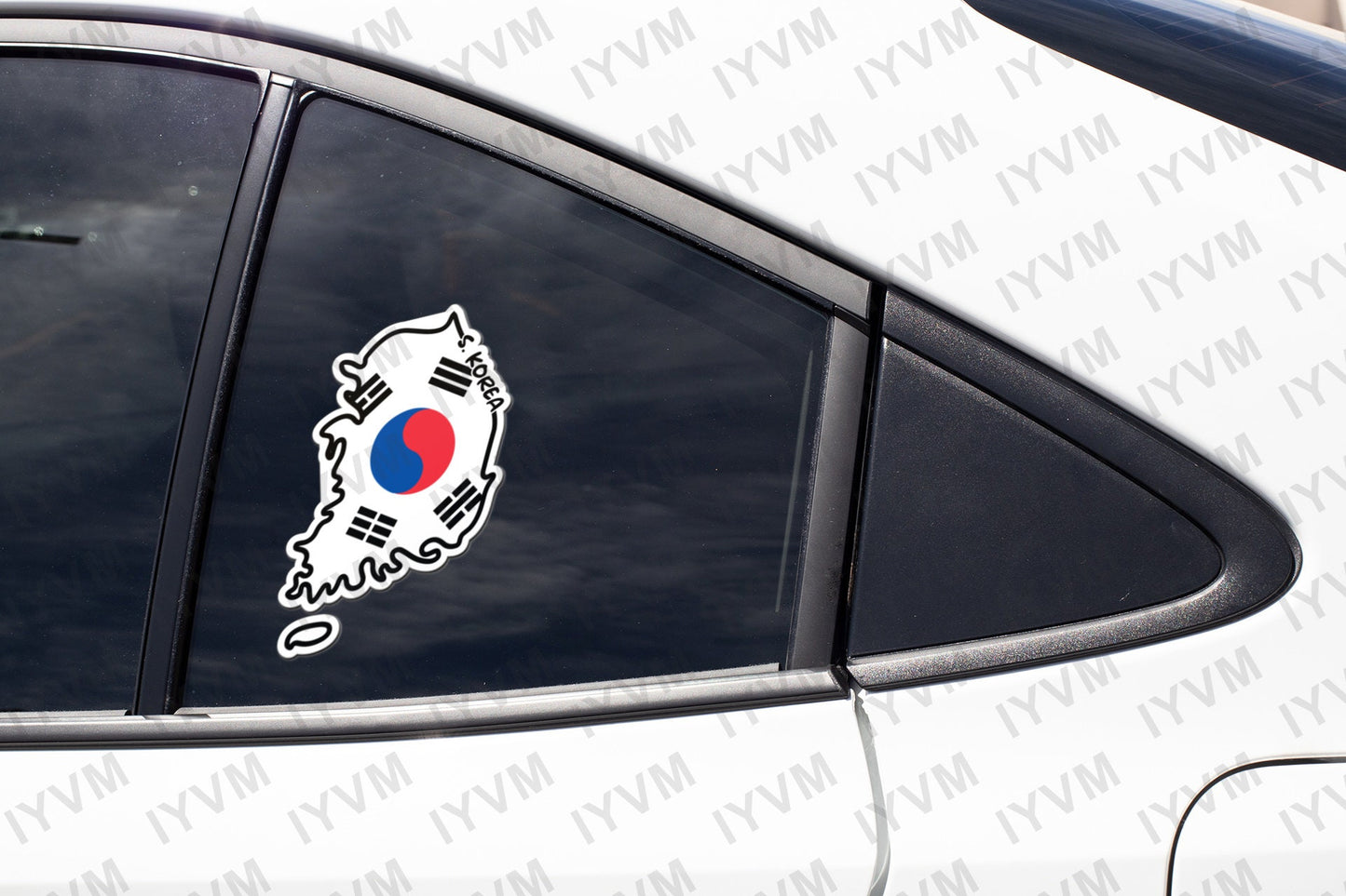 South Korea Map Flag Sticker Decal / Republic of Korea / Seoul / Korean