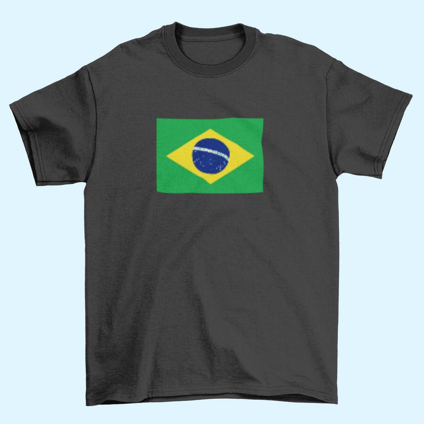 Brazil Flag Iron On Heat Transfer Vinyl HTV / Brasília / Federative Republic of Brazil / Brazilian / Brasil / Ordem e Progresso