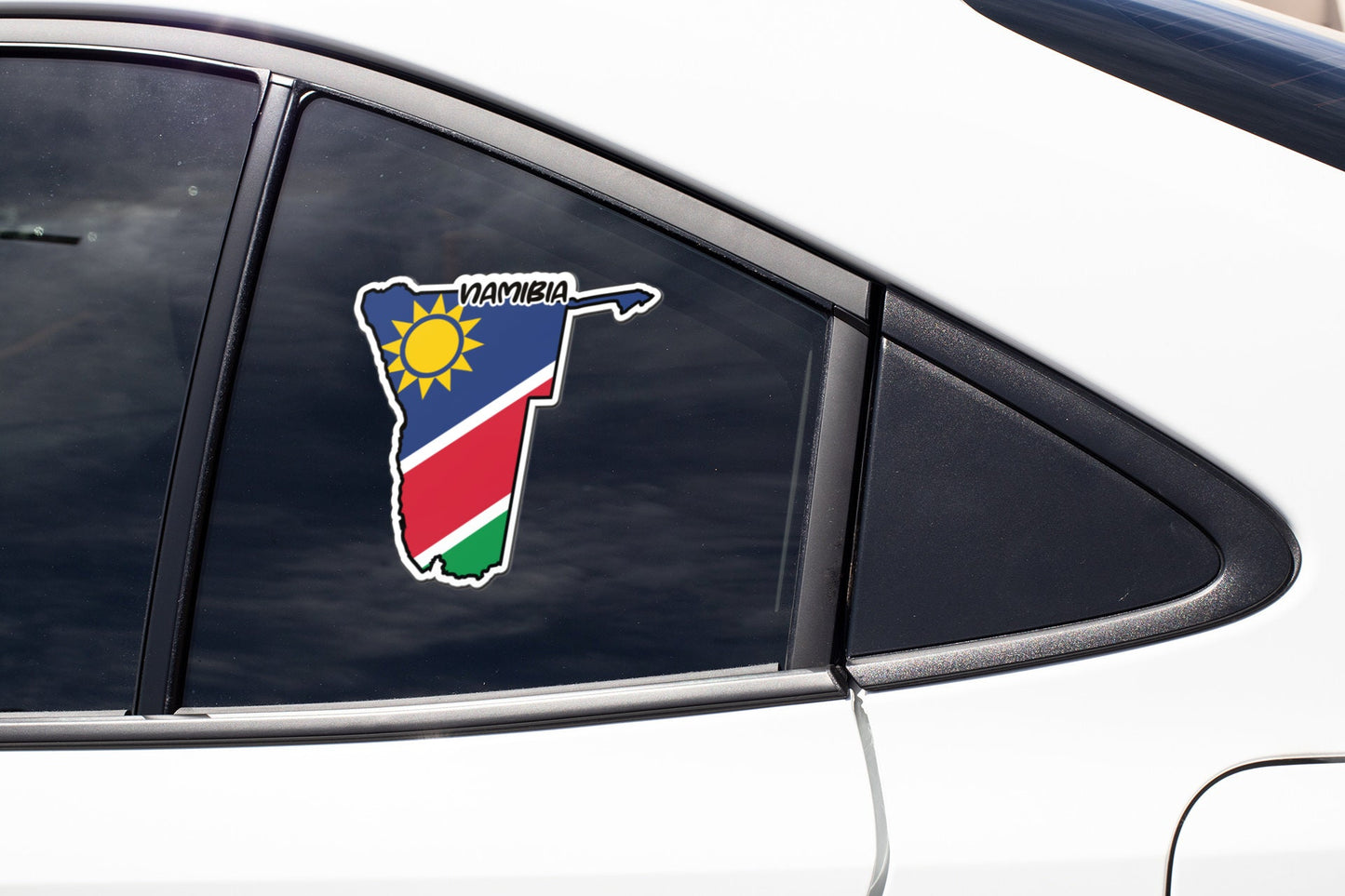 Namibia Map Flag Sticker Decal