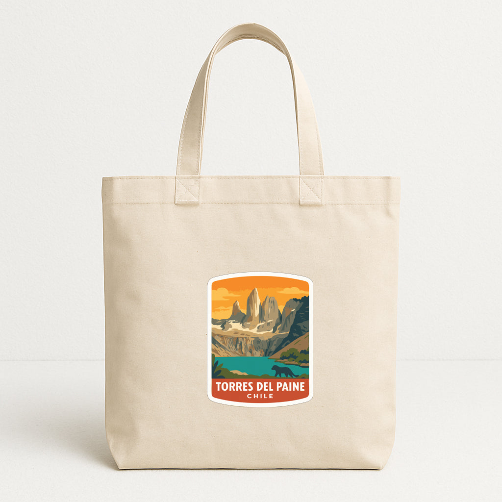 Torres del Paine Chile Iron On Heat Transfer Vinyl HTV Die-Cut Symbolic Landmark