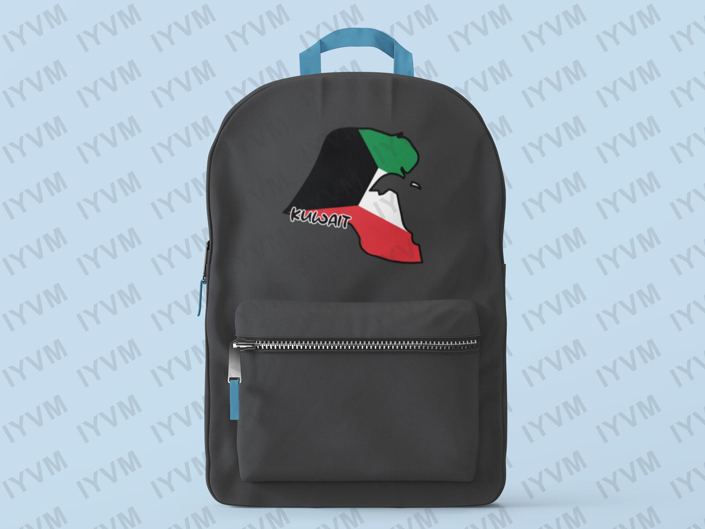 Kuwait Map Iron On Heat Transfer Vinyl HTV / State of Kuwait / Kuwait City / Kuwaiti