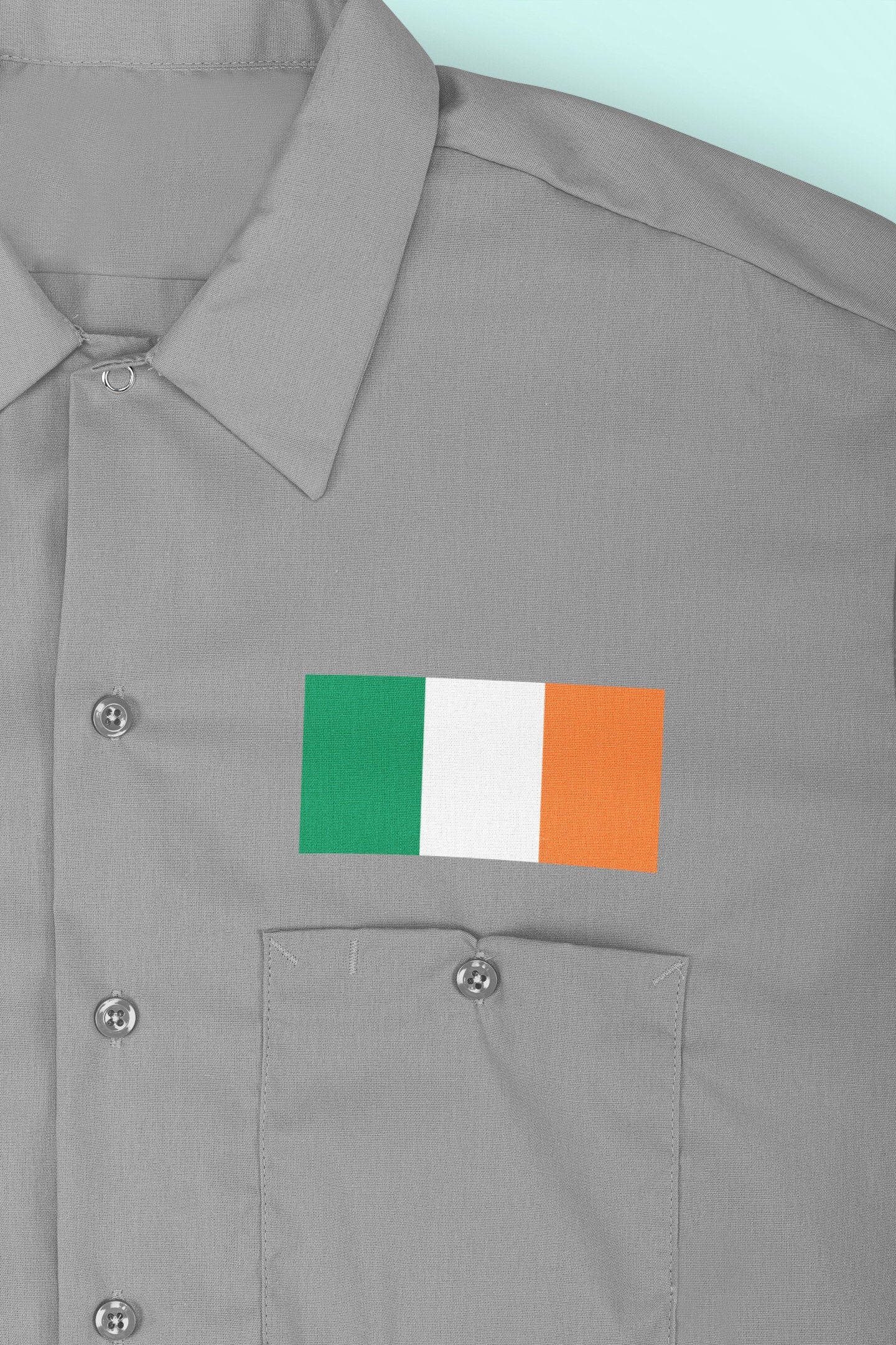 Ireland Flag Iron On Heat Transfer Vinyl HTV / Éire / Airlann / Northern Ireland / Irish / Belfast