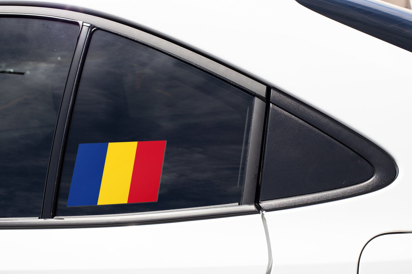 Romania Flag Sticker Decal / România / Bucharest / Romanian