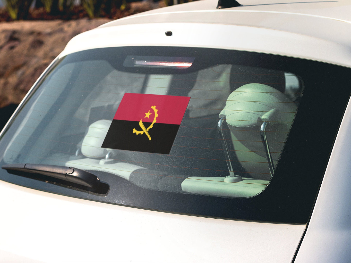 Angola Flag Sticker Decal